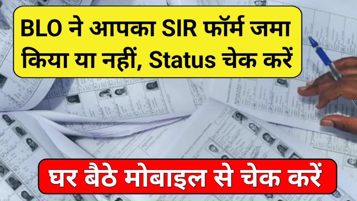 SIR Form Status Check